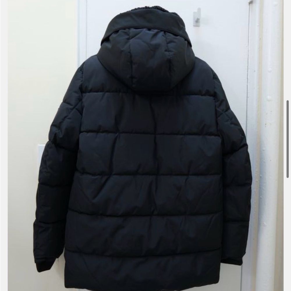 ANDREW MARC Yarmouth Parka Jacket with Fleece-Lined Hood - NWT - Picture 4 of 10